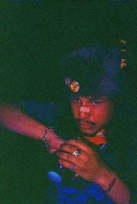 a man wearing a hat